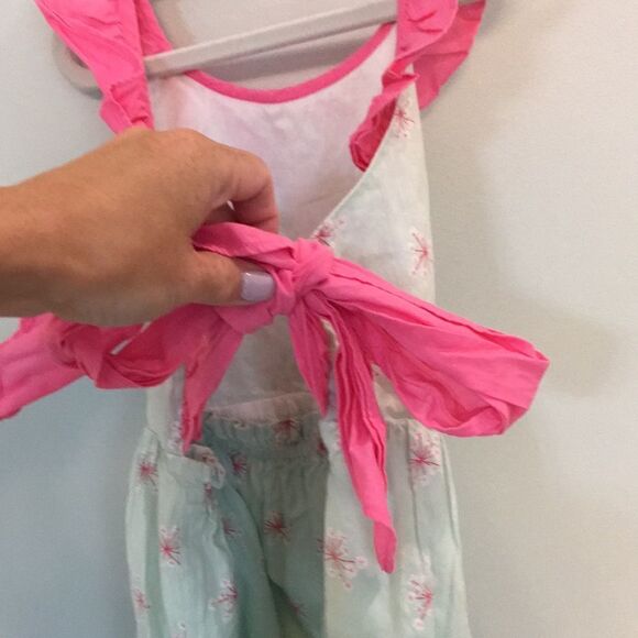 Forever Young by Sue Dang Mint Green and Pink dress - Picture 6 of 7